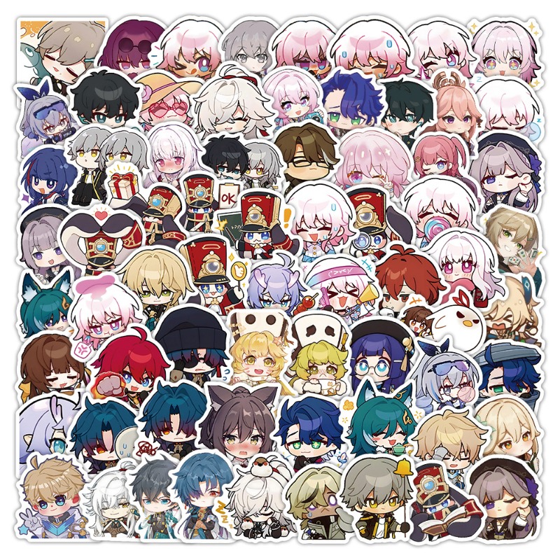 Diy Q - Lindas pegatinas de la serie Honkai: