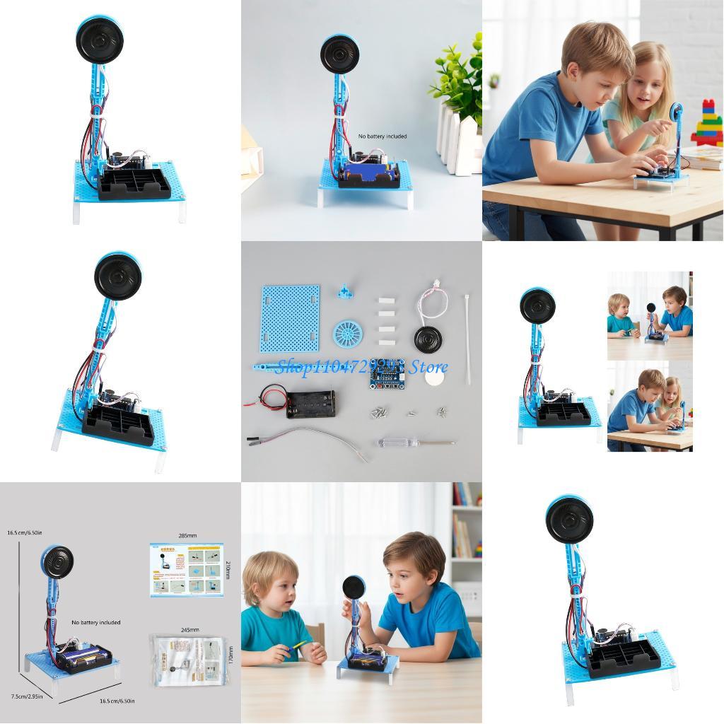 Diy Electronics Microscope - Y2GD-Juego educativo DIY fácil montaje para