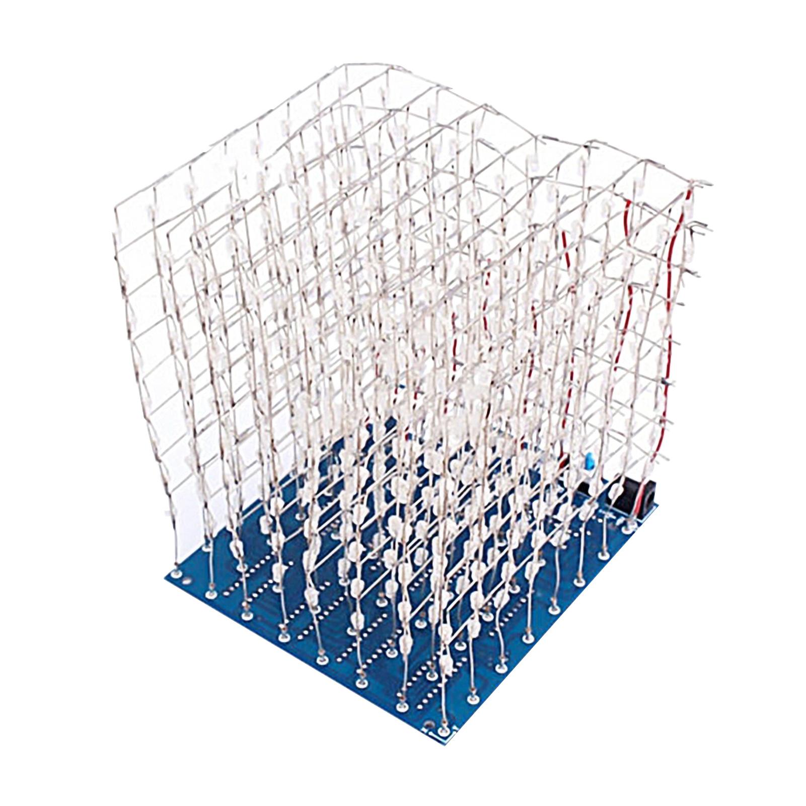 Diy Electronics Learning Kit - Kit de cubo de luz LED