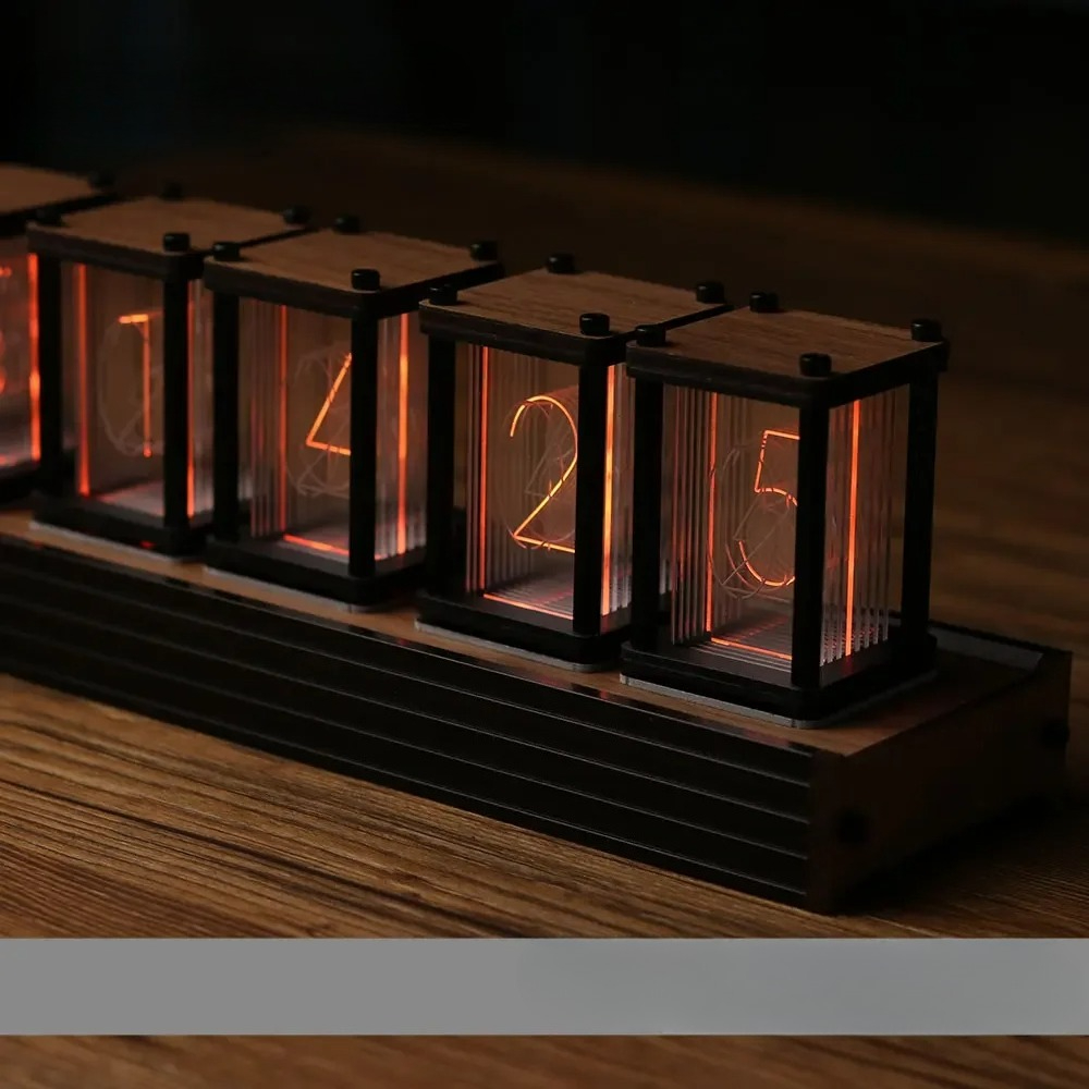 Diy Electronics Desk - Reloj de tubo RGB Nixie, reloj