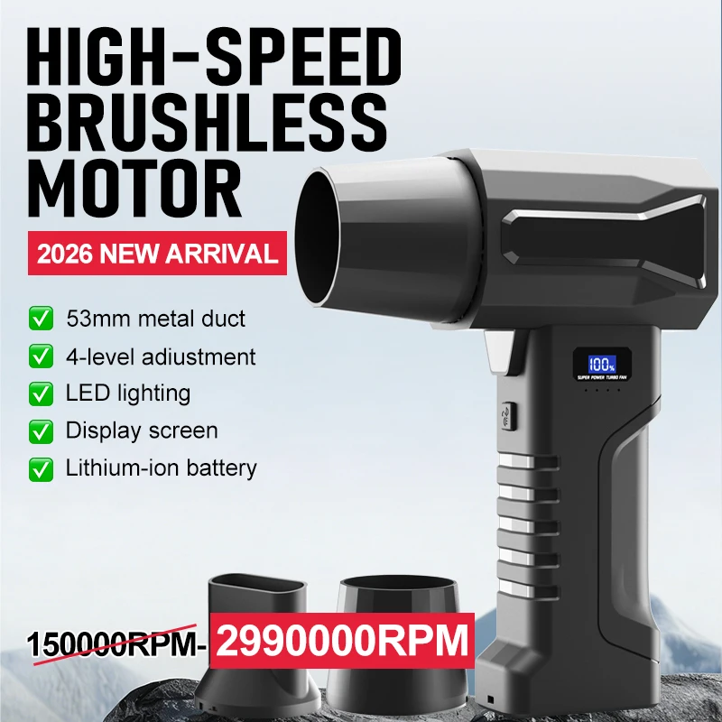 Diy Electronics Cleaner - Ventilador Turbo 2990000 RPM, Soplador de
