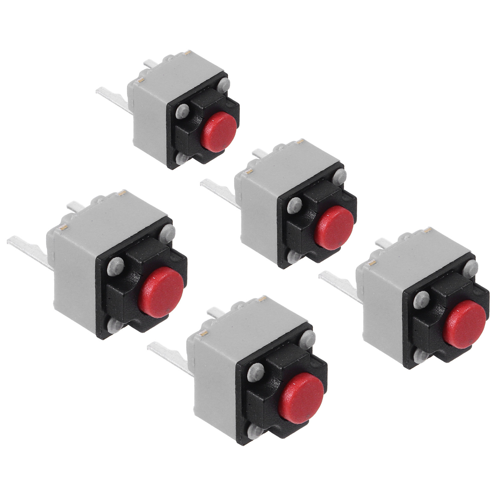 Diy Electronics - 5 piezas de microinterruptores silenciosos ultra