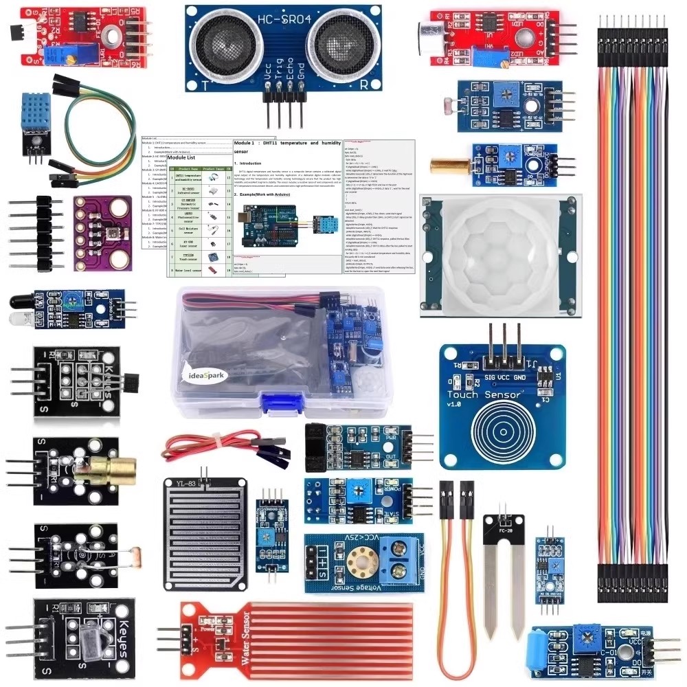 Arduino Uno Starter Kit - Kit de módulo de Sensor 22