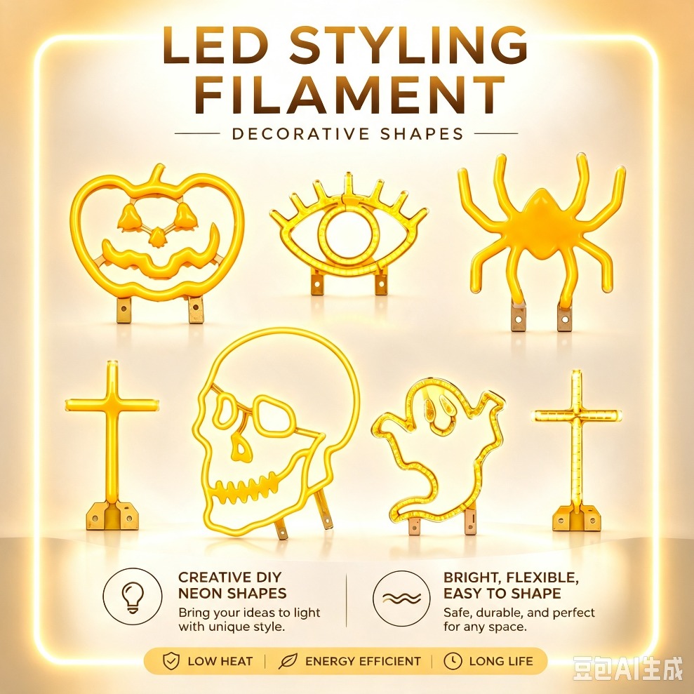Diy Halloween Electronics - Filamento LED Emisor de Luz 3V,