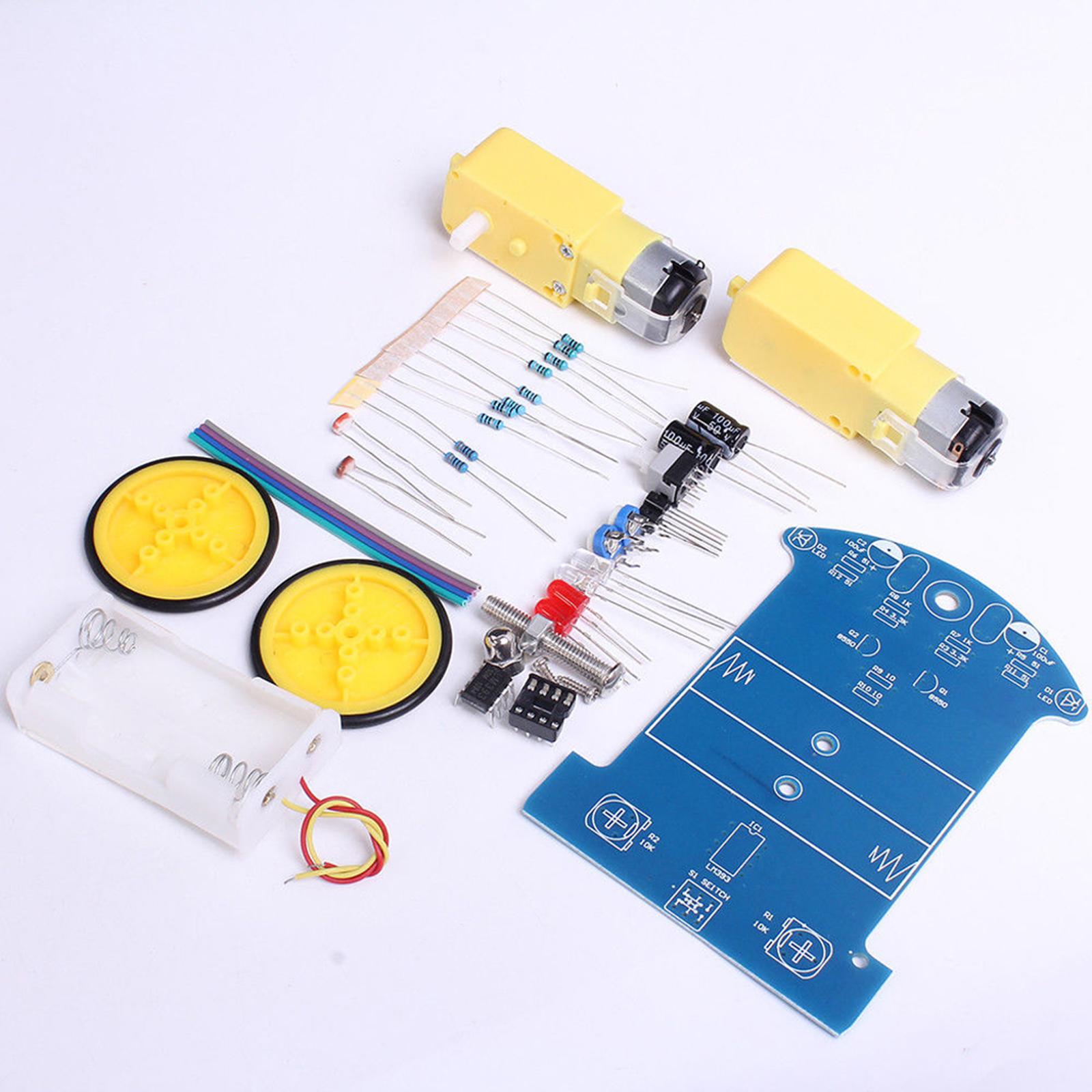 Diy Electronics Learning Kit - Kit de Coche Robótico Inteligente DIY,