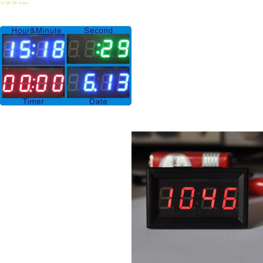 Diy Motorcycle Electronics - Reloj Digital W3JE, reloj electrónico, pantalla