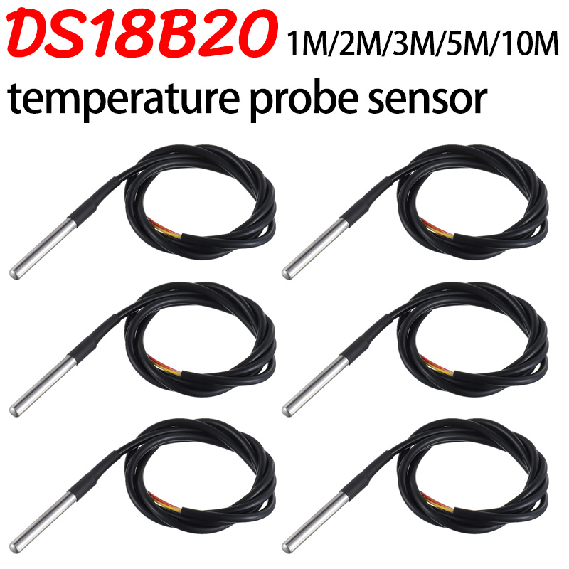 Ds18B20 Temperature Sensor - DS18B20 Paquete de acero inoxidable 1
