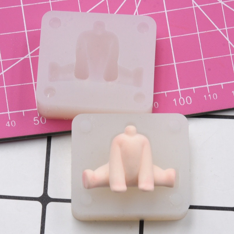 Diy Q - Molde de silicona de cuerpo de
