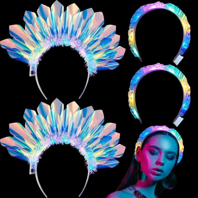 Diy Halloween Electronics - Diadema láser brillante, aro para el