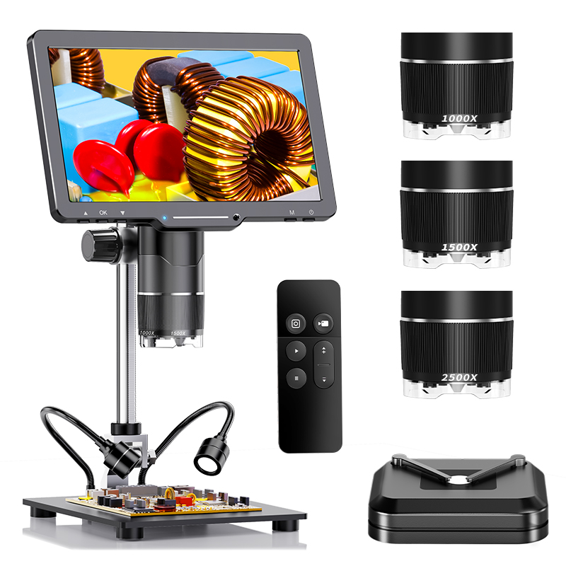 Diy Microscope For Electronics Repair - Microscopio Digital HDMI 2500X, 3 lentes,