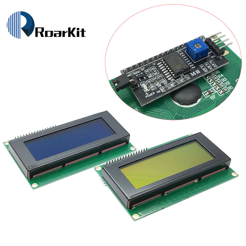Arduino Diy Electronics - Módulo LCD azul/amarillo, pantalla verde HD44780