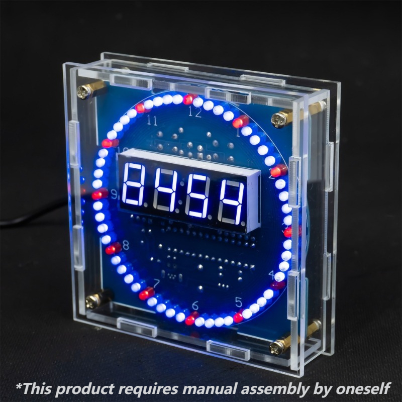 Diy Electronics Desk - Reloj electrónico DIY, conjunto de reloj