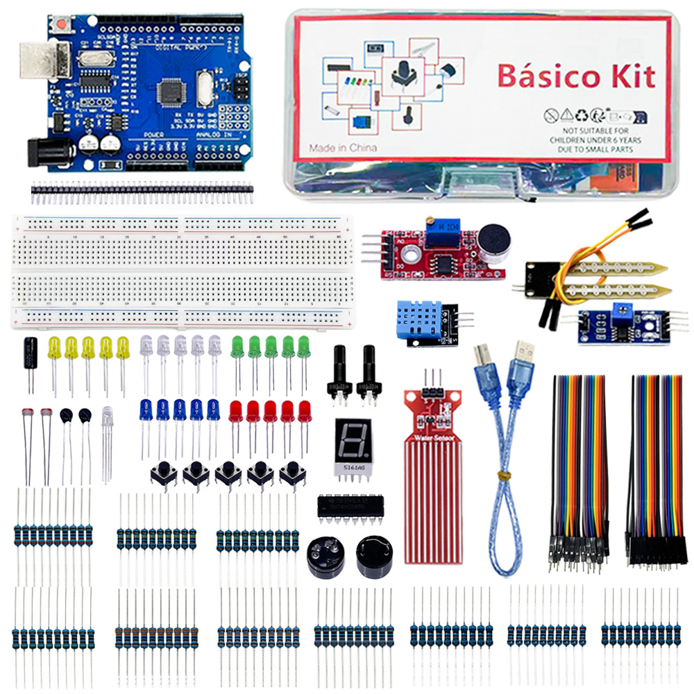 Arduino Uno Starter Kit - Elecrtonics-Kit básico divertido para Arduino Uno