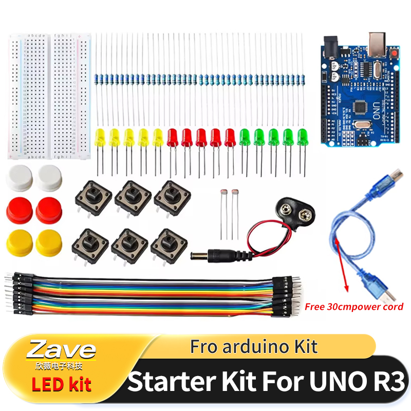 Arduino Uno Starter Kit - Kit de inicio de electrónica inteligente