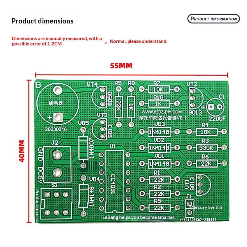 Kit de alarma antirrobo por vi - Diy Motorcycle Electronics reseña y precio