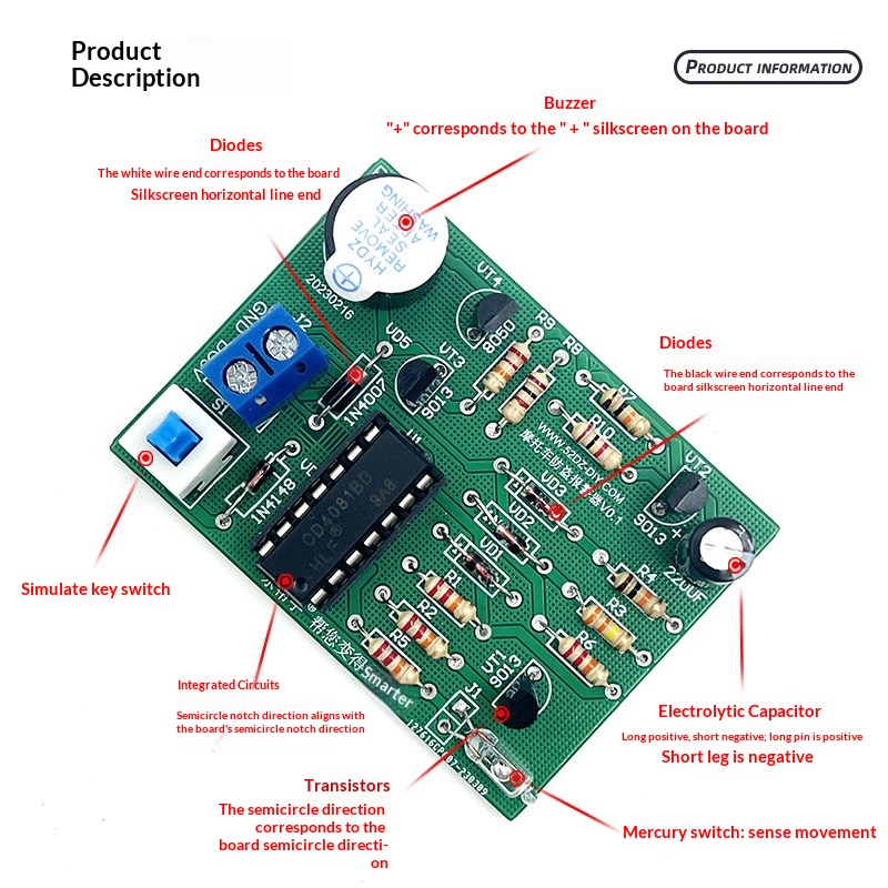 Kit de alarma antirrobo por vi - Diy Motorcycle Electronics reseña y precio