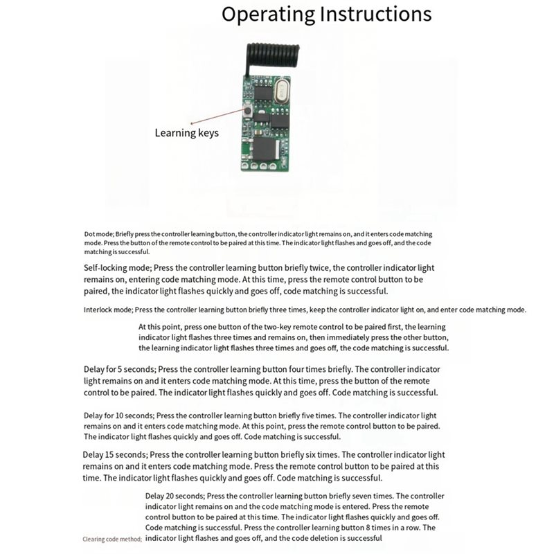 B04B-Para Controlador de Inter - Rf 433Mhz Module reseña y precio