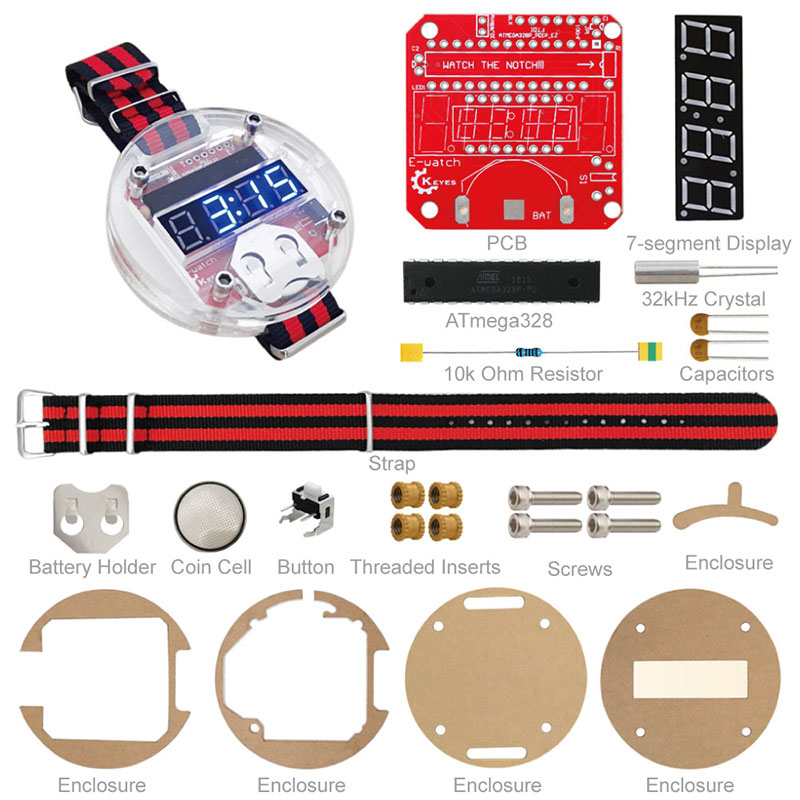 Kit LED de un solo Chip, reloj - Arduino Diy Electronics reseña y precio