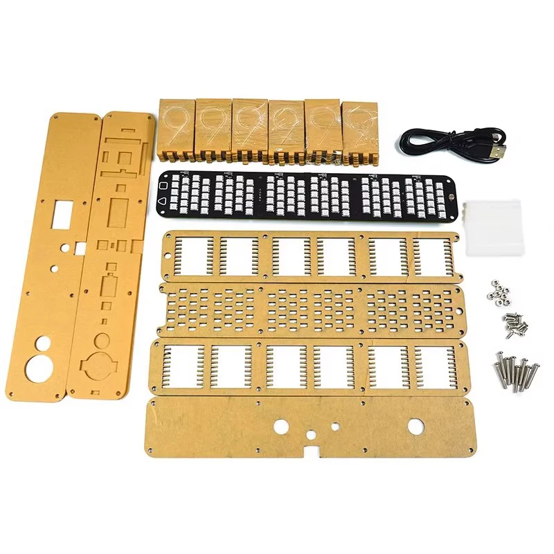 Kit de Reloj de Tubos Luminoso - Diy Electronics Desk reseña y precio