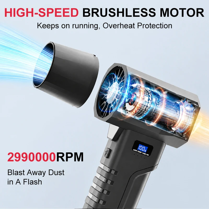Ventilador Turbo 2990000 RPM,  - Diy Electronics Cleaner reseña y precio