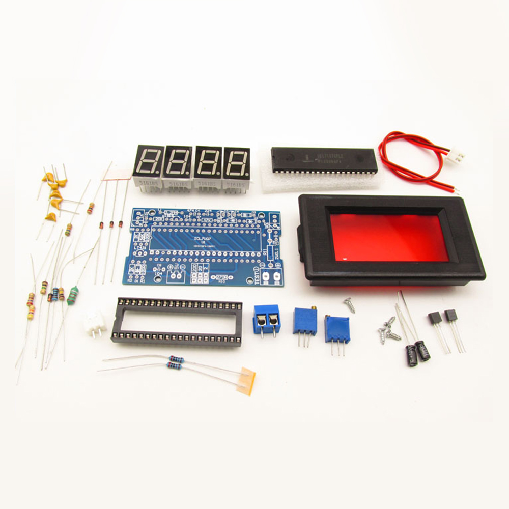 Kit de Voltímetro ICL7107, Pie - Diy Electronics Learning Kit reseña y precio