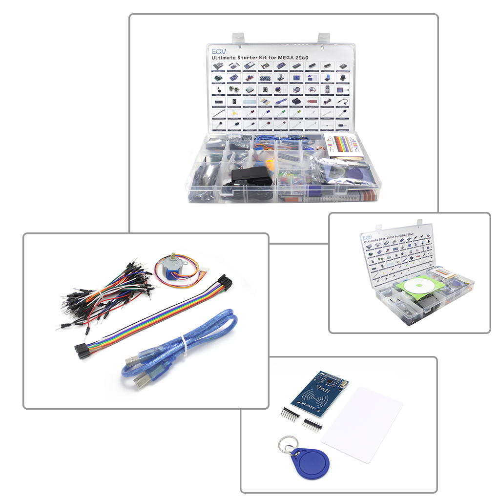 EQV MEGA 2560 Project El kit d - Arduino Uno Starter Kit reseña y precio