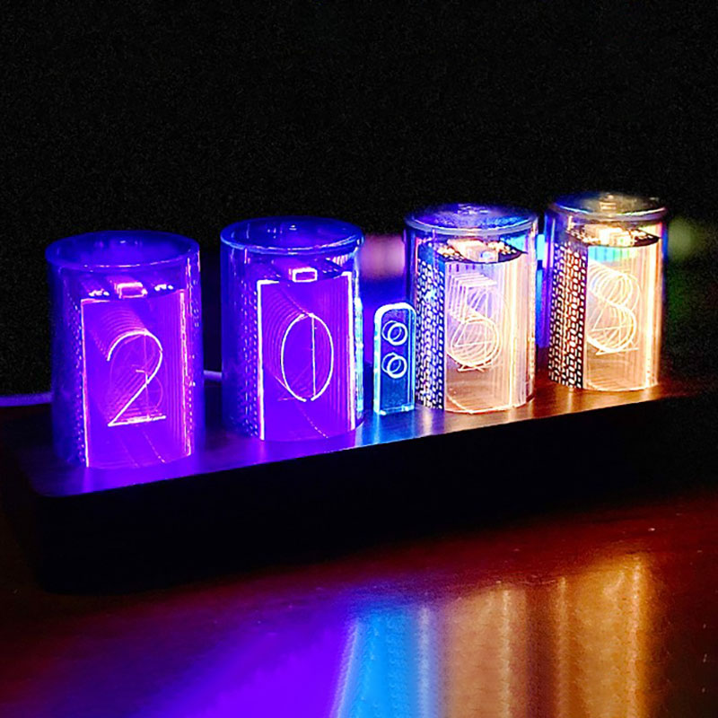 Reloj Digital con Tubo de Luz  - Diy Electronics Desk reseña y precio