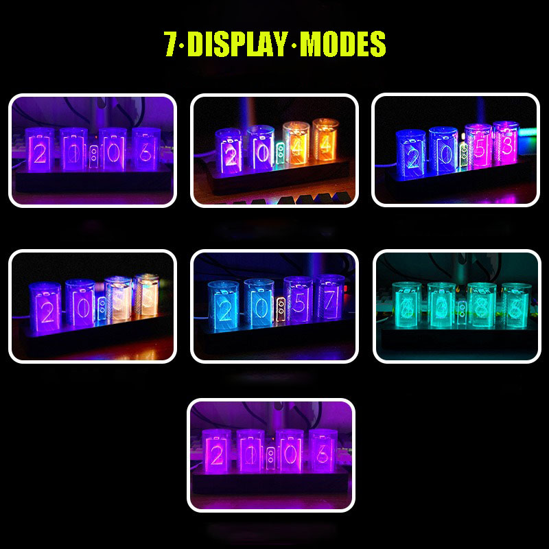 Reloj Digital con Tubo de Luz  - Diy Electronics Desk reseña y precio