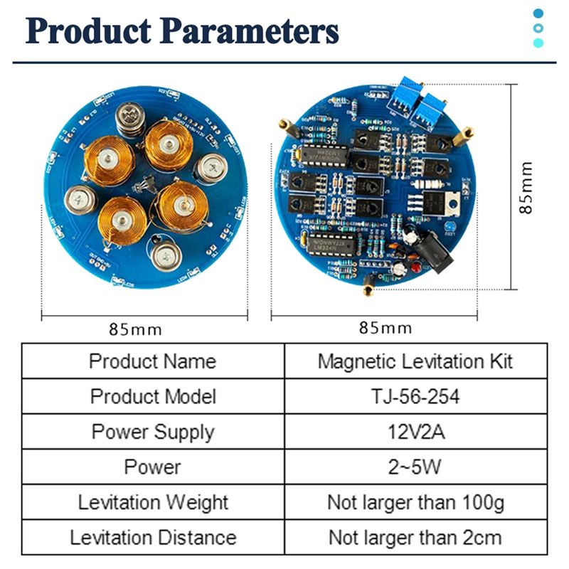 Kit de Levitación Magnética A6 - Diy Electronics Cleaner reseña y precio