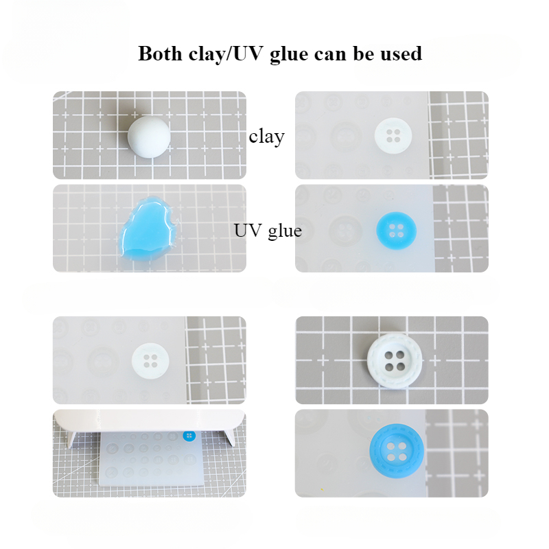 Molde de silicona con botón 3D - Diy Q reseña y precio