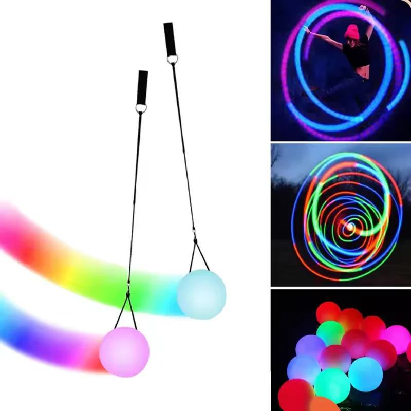 Paquete de 2 Bolas LED Poi, Co - Diy Halloween Electronics reseña y precio