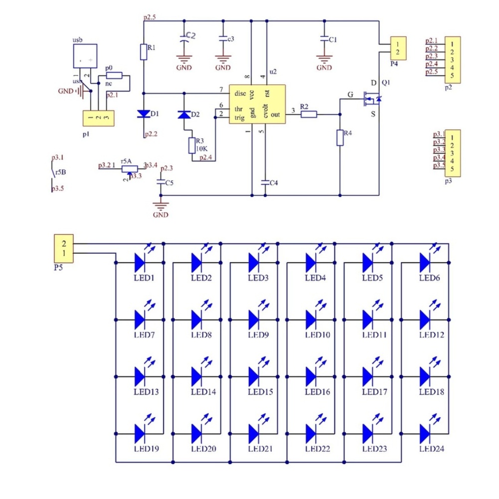 NE555 para lámpara de escritor - Diy Electronics Desk reseña y precio