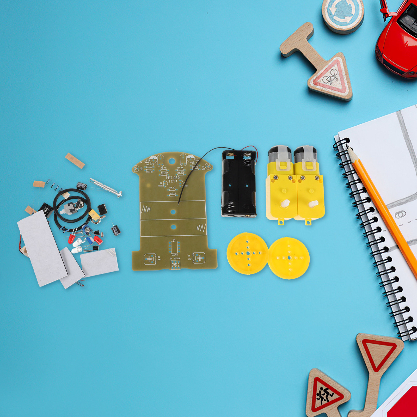 Kit de Coche Inteligente DIY,  - Diy Electronics Learning Kit reseña y precio
