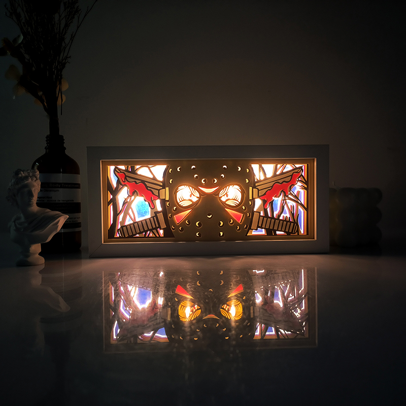Caja de sombra de corte de pap - Diy Halloween Electronics reseña y precio