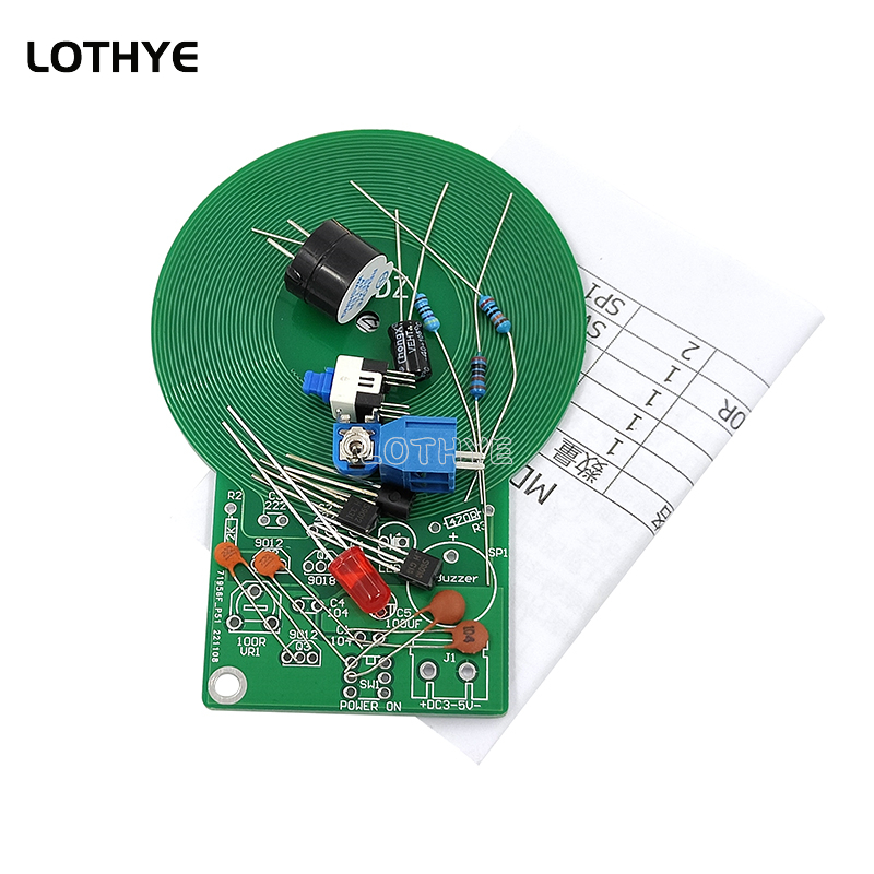 Kit de Detector de metales DC  - Diy Electronics Set reseña y precio