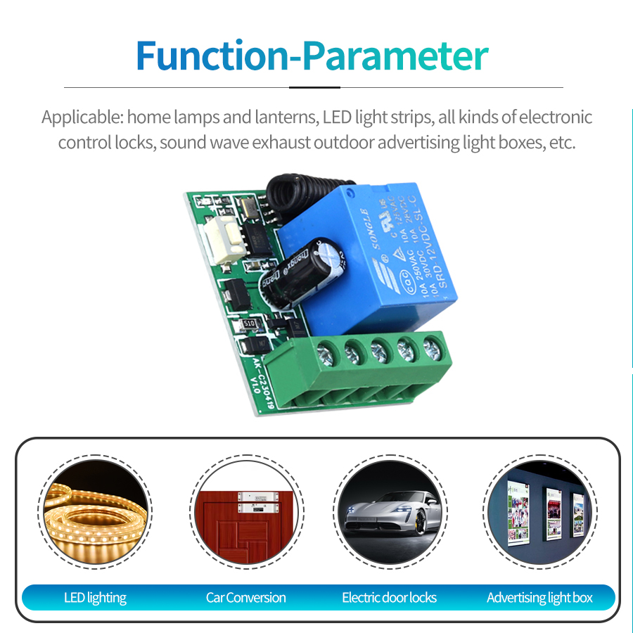 433MHz DIY interruptor inalámb - Rf 433Mhz Module reseña y precio