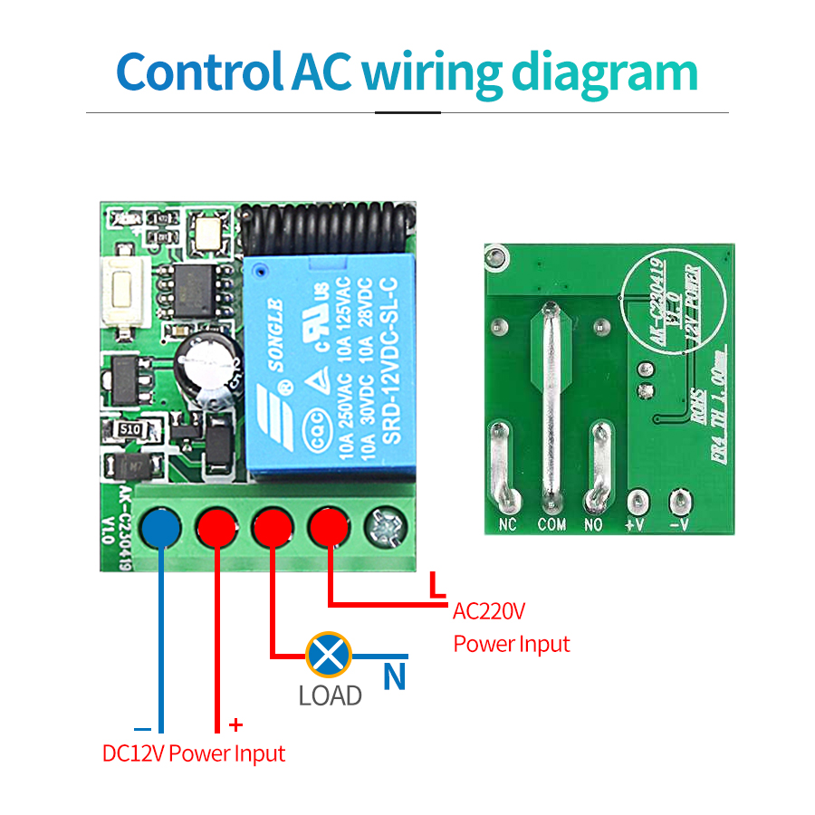 433MHz DIY interruptor inalámb - Rf 433Mhz Module reseña y precio