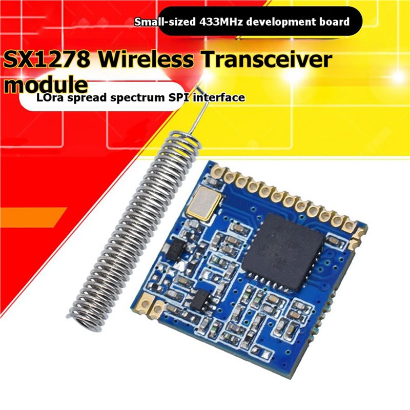 2 módulos inalámbricos Lora SX - Rf 433Mhz Module reseña y precio