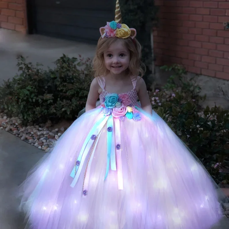 Vestido largo con tutú de unic - Diy Halloween Electronics reseña y precio
