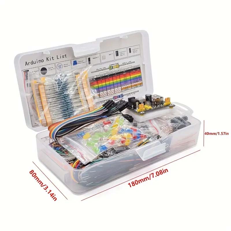 830 unids/caja Kit de inicio d - Arduino Uno Starter Kit reseña y precio