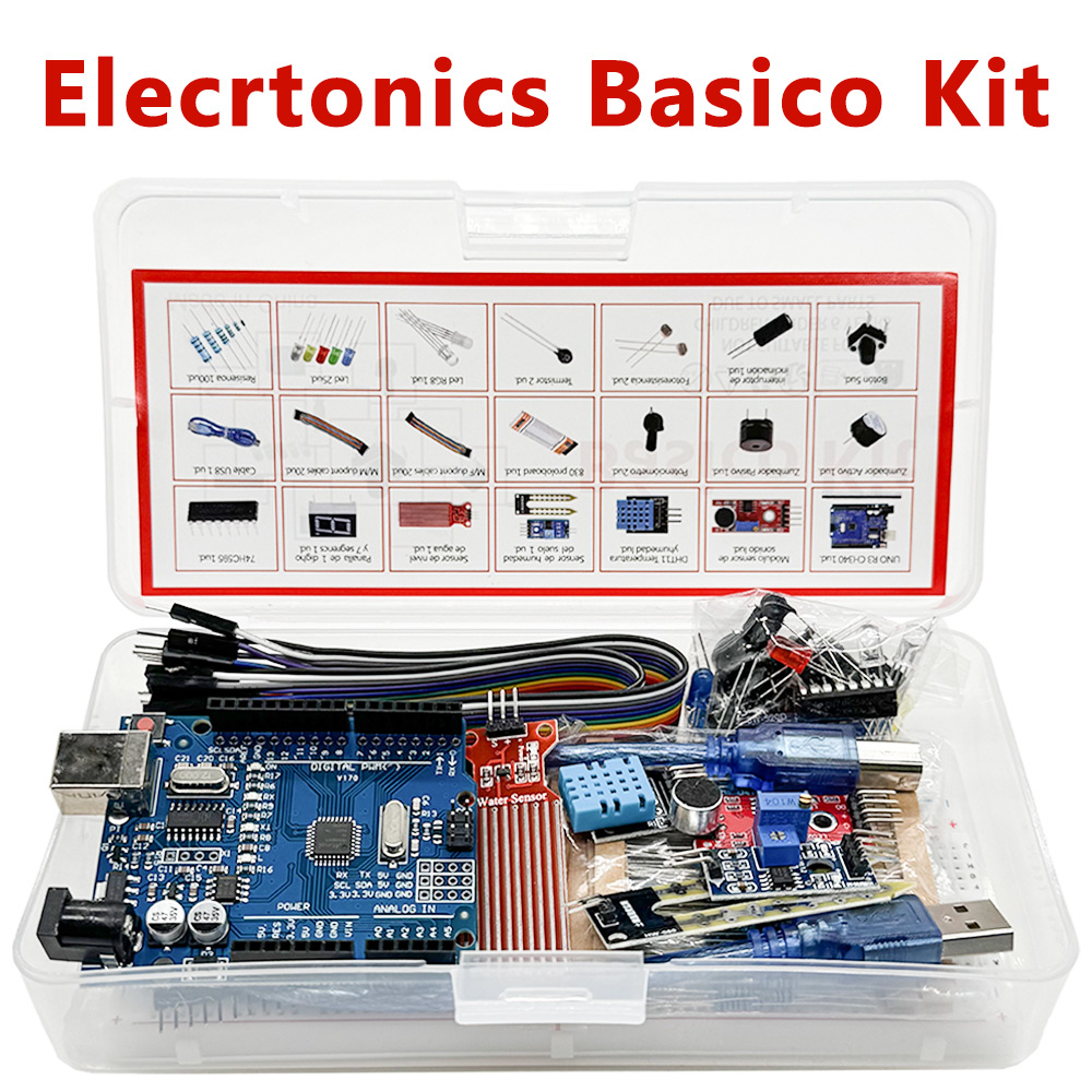 Elecrtonics-Kit básico diverti - Arduino Uno Starter Kit reseña y precio