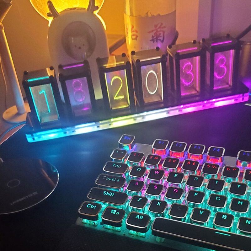 Reloj de mesa Led Digital, dis - Diy Electronics Desk reseña y precio