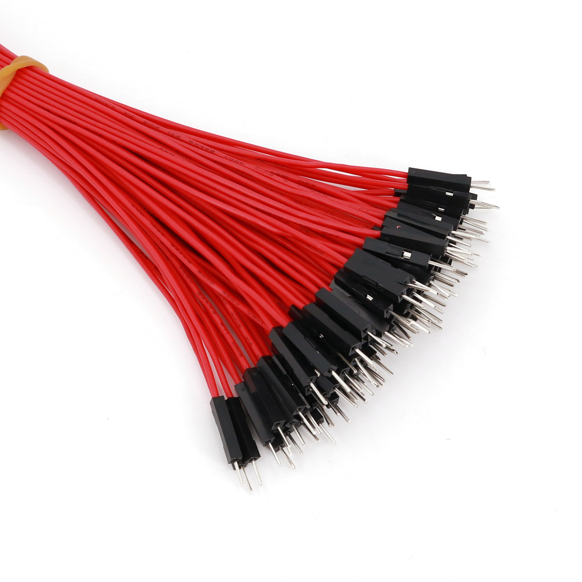 200 Uds rojo negro 1Pin 20cm C - Arduino Diy Electronics reseña y precio