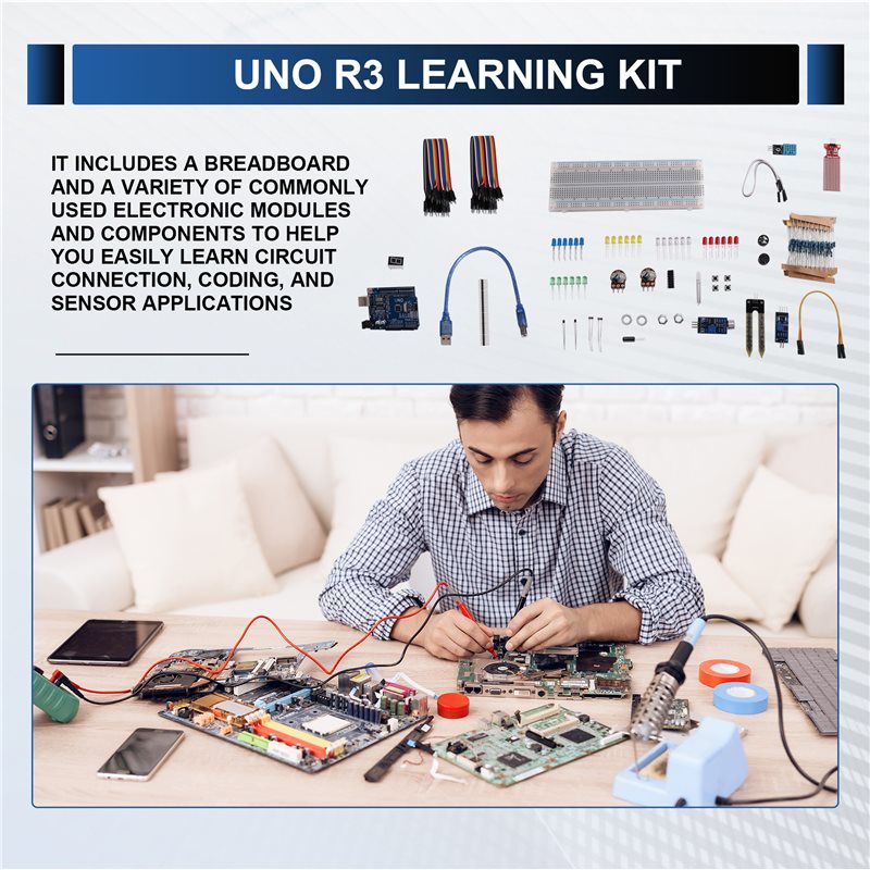 Kit de Inicio B24B para Arduin - Arduino Uno Starter Kit reseña y precio