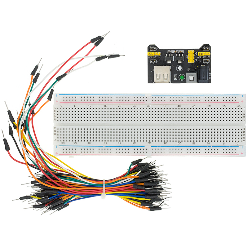 Placa de pruebas MB102 de 3,3  - Breadboard Jumper Wire reseña y precio