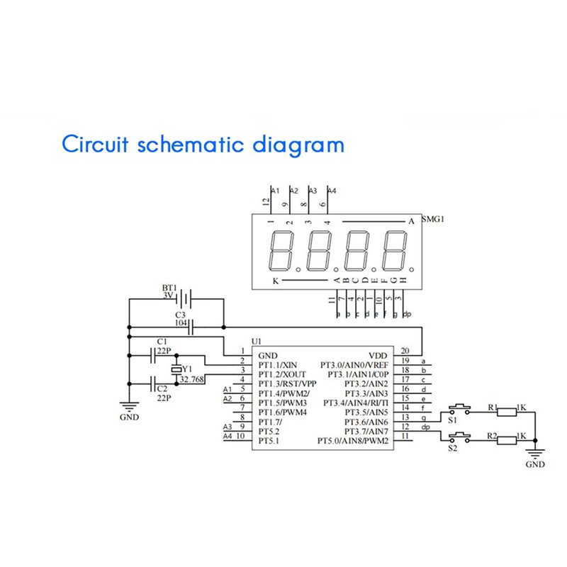 Kit de reloj LED DIY 2X, reloj - Diy Electronics Learning Kit reseña y precio